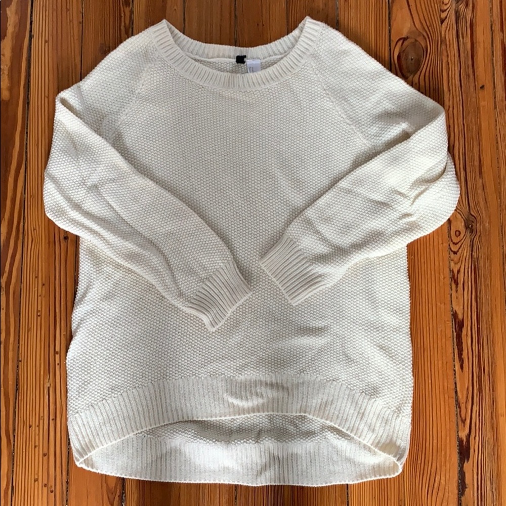 Cream oversized sweater